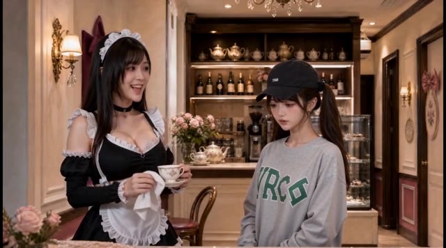 男人心灵的港湾.神隐.女仆咖啡馆海报