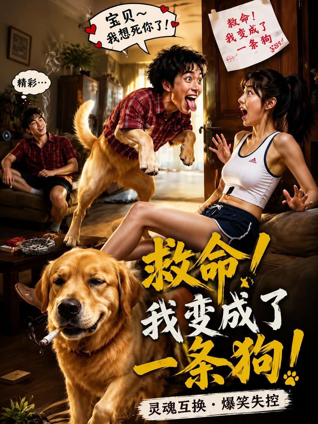 救命我变成了一条狗海报
