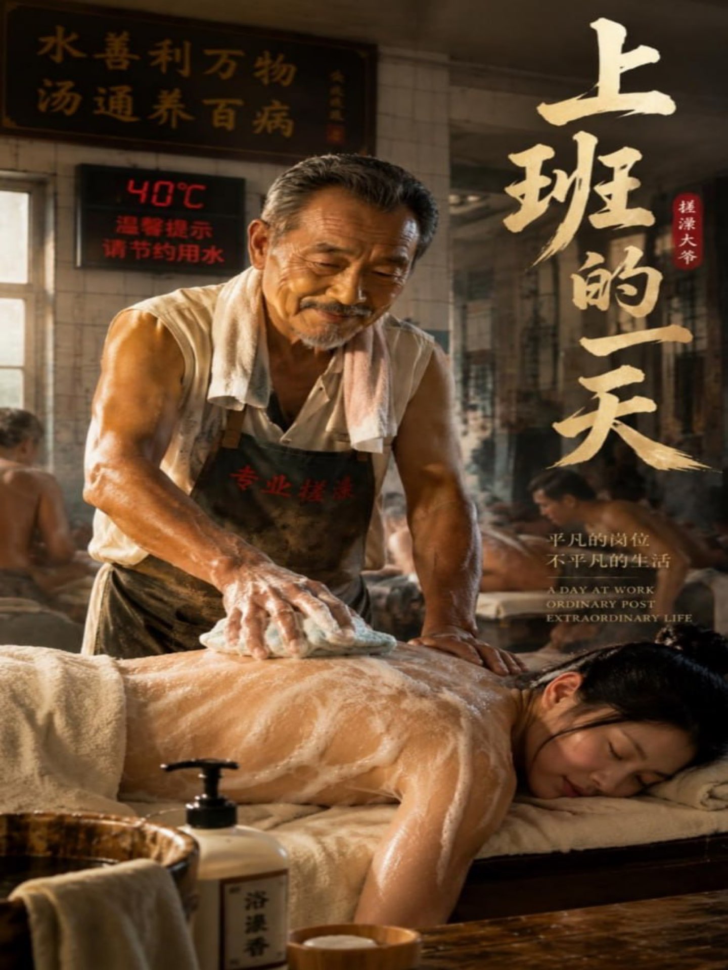 上班的一天海报