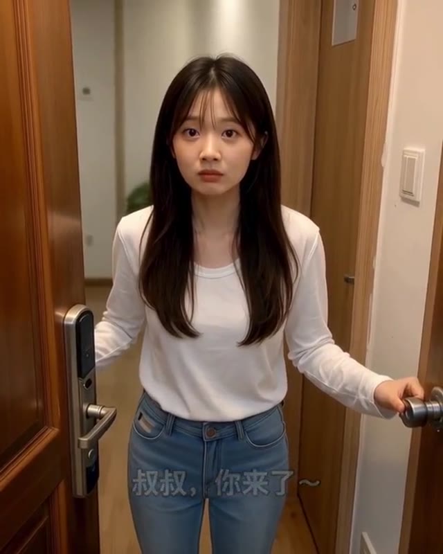 房东和女大学生海报