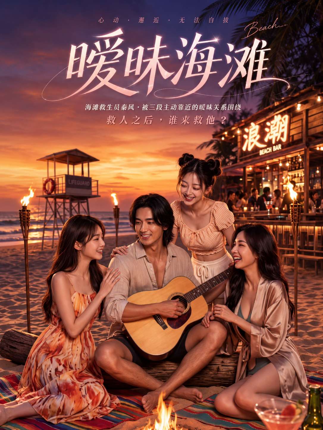 暧昧海滩海报